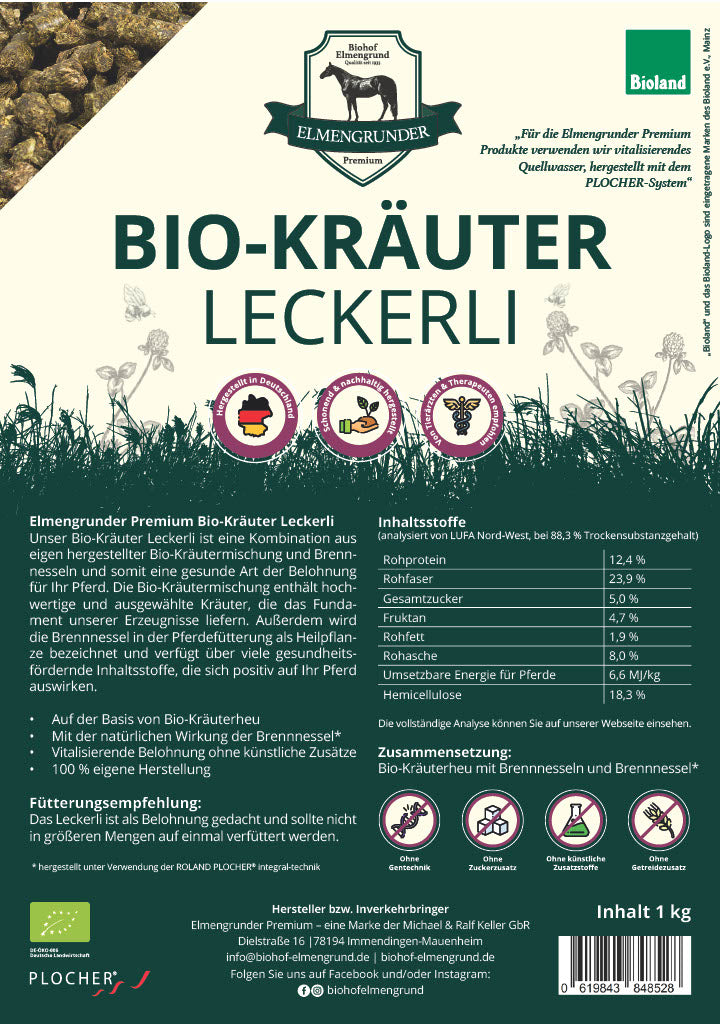 Elmengrunder Premium BIO Kräuter-Leckerli