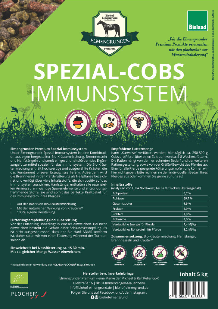 Elmengrunder Premium BIO Spezial-Cobs Immunsystem