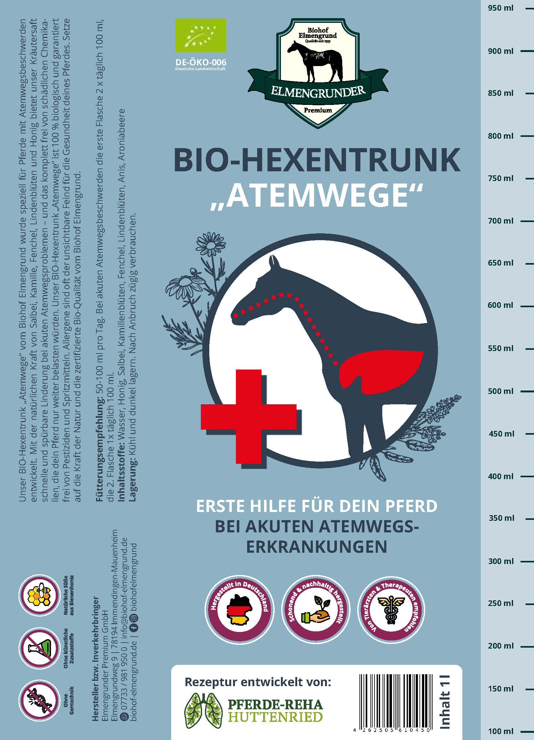 BIO Hexentrunk "Atemwege" (1L)