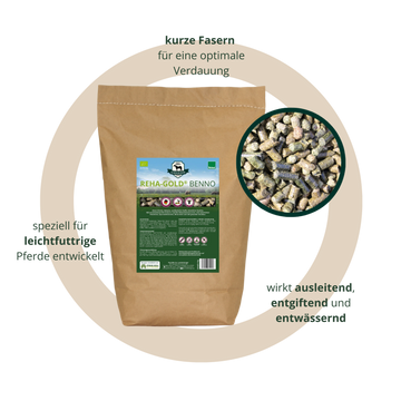 z Einzelsack Reha-Gold „Benno" Futterprobe (4 kg)