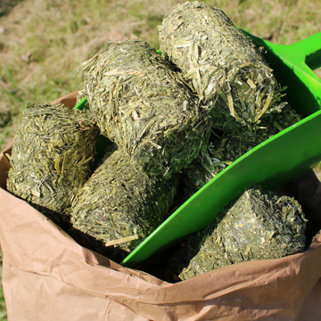 z Einzelsack BIO Luzerne Happen Futterprobe (4 kg)