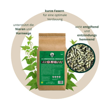 BIO Brennnessel-Granulat