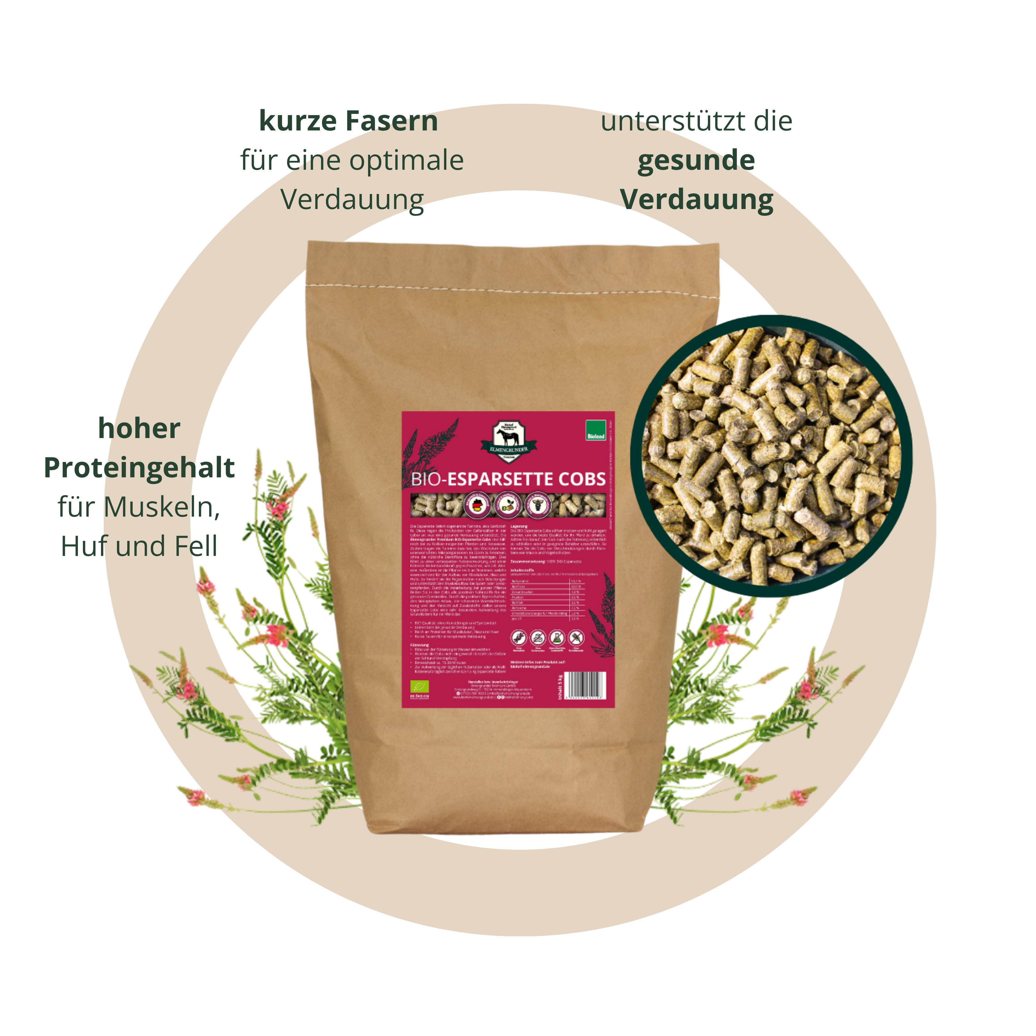 BIO Esparsette-Cobs (5 kg)