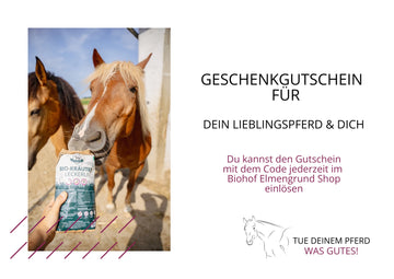 Geschenk-Gutschein vom Biohof Elmengrund