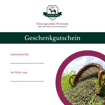 Geschenk-Gutschein vom Biohof Elmengrund