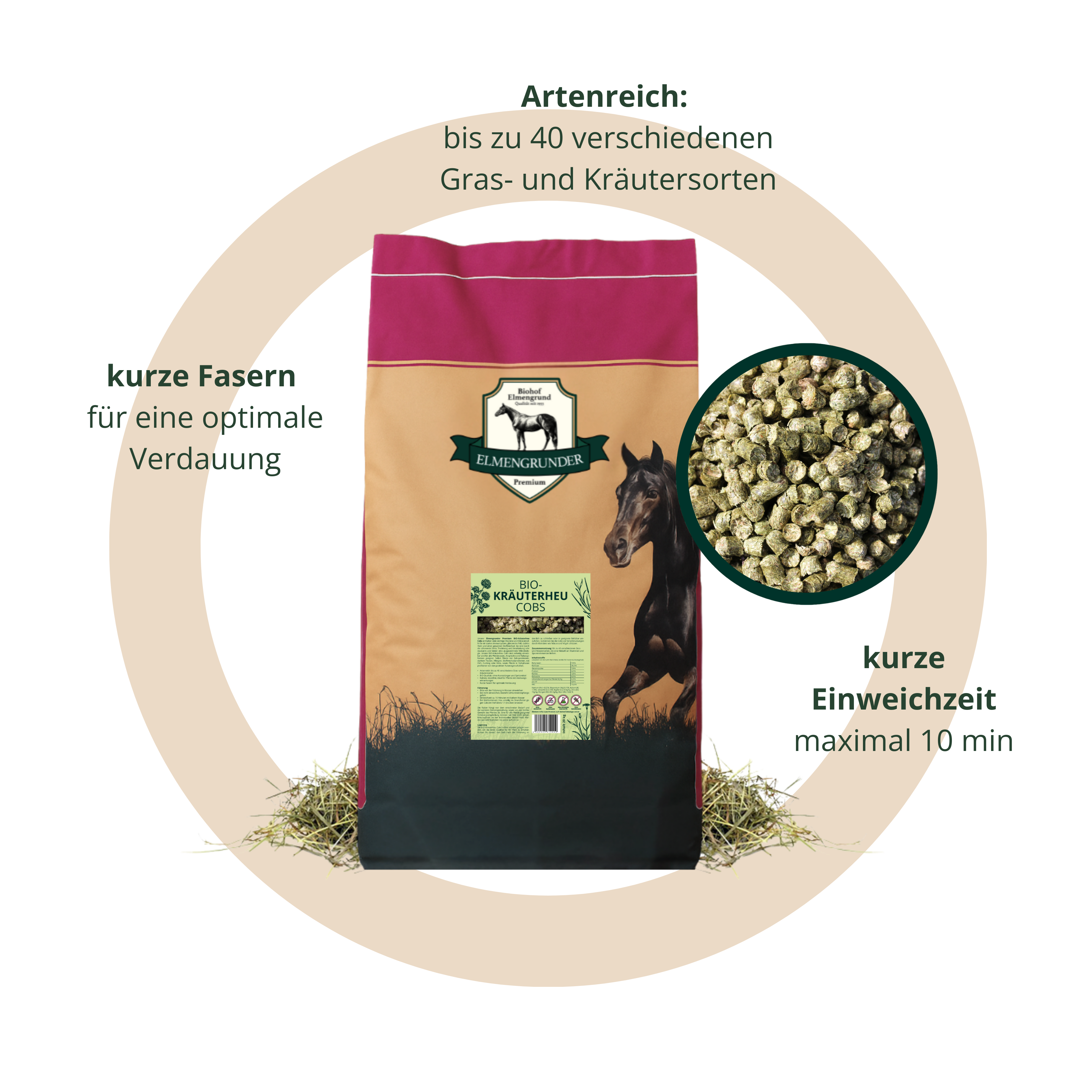 BIO Kräuter-Heucobs (20 kg)