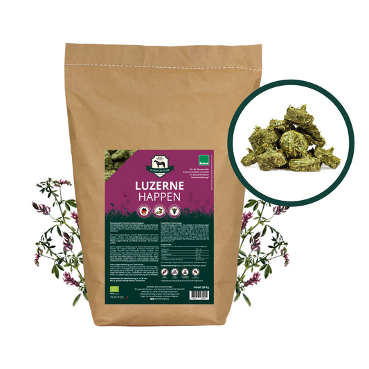 Elmengrunder Premium BIO Luzerne-Happen Futterprobe (4 kg)